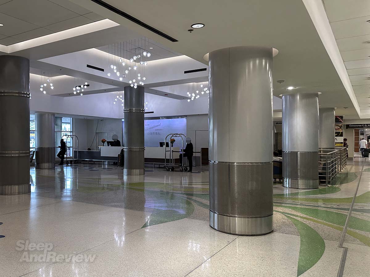 Lobby of the Miami International Airport Hotel