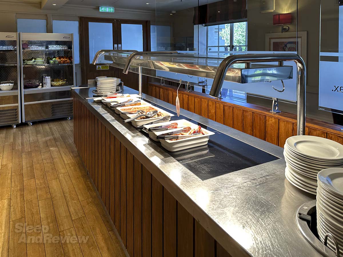 Premier Inn London County Hall Hotel breakfast buffet