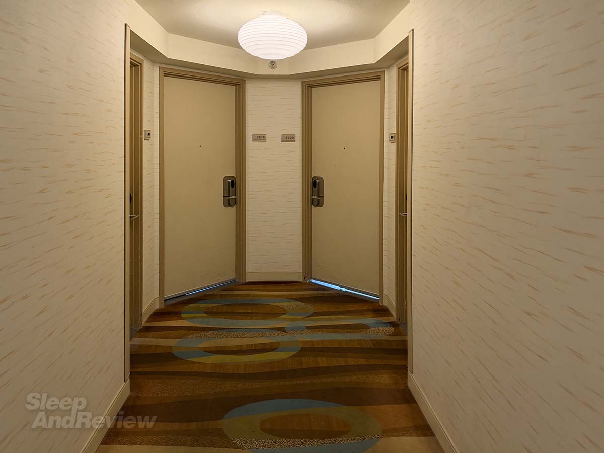 The door to my room at the Hyatt Regency Waikiki Resort and Spa