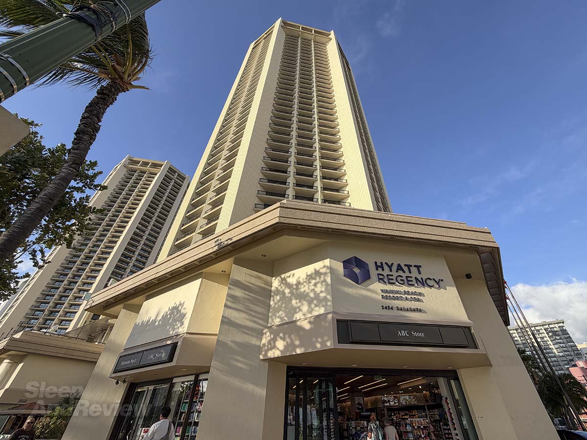 Exterior of the Hyatt Regency Waikiki Resort and Spa Waikiki Beach